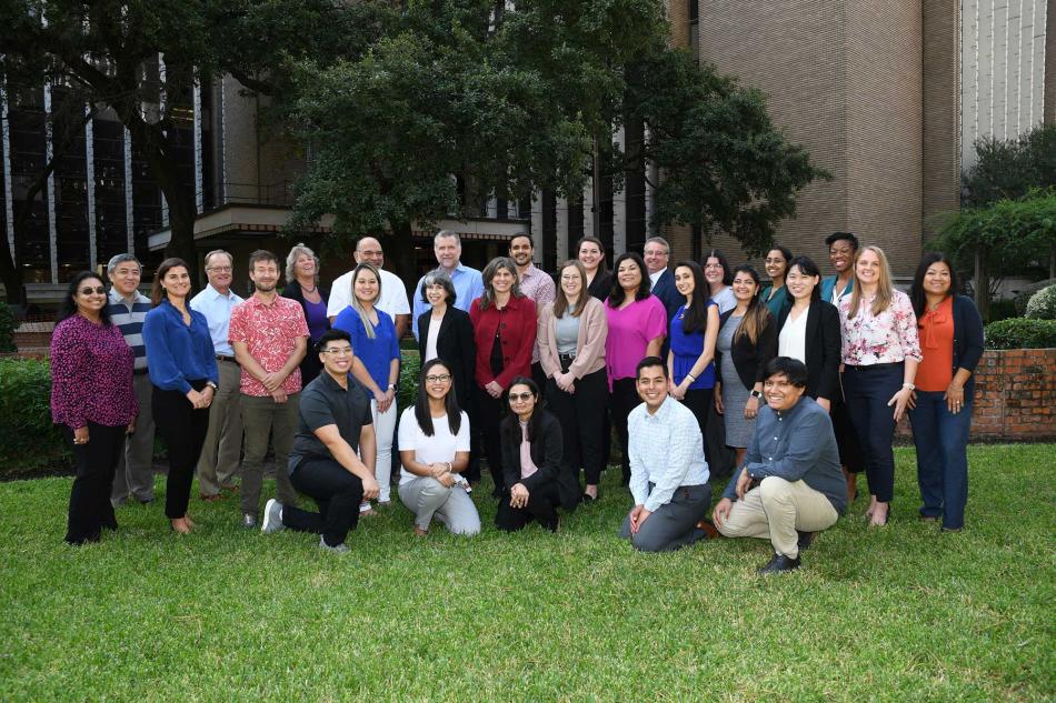 Center for Health Care Data group photo infront on RAS Building
