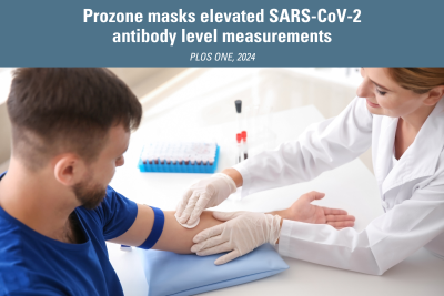 Prozone masks elevated SARS-CoV-2 antibody level measurements