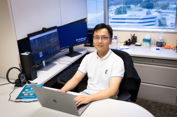 Jiaming Liang, PhD, is one of the newest assistant professors at the San Antonio location of the School of Public Health.