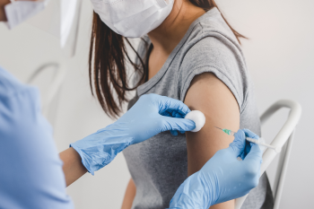 A vaccine being administered