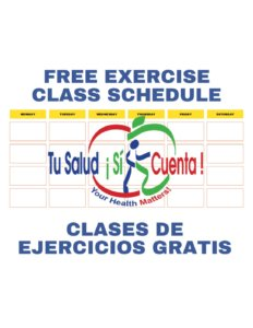 Free Exercist CLASS Schedule