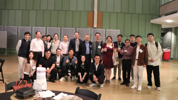 Group photo at the Department Biostatistics and Data Science alumni reception.