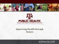 Thumbnail image for the Improving Health Through Nature webinar