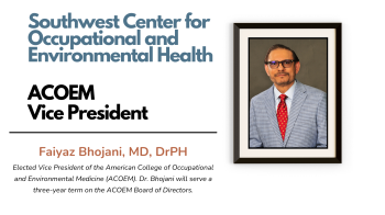 Bhojani elected VP of ACOEM