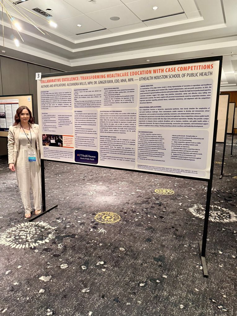 Alexandra Willis earns national recognition at AUPHA annual conference