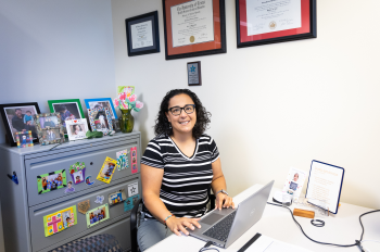 Daisy Morales-Campos, PhD, is one of the newest faculty members to join the San Antonio location of the UTHealth Houston School of Public Health.