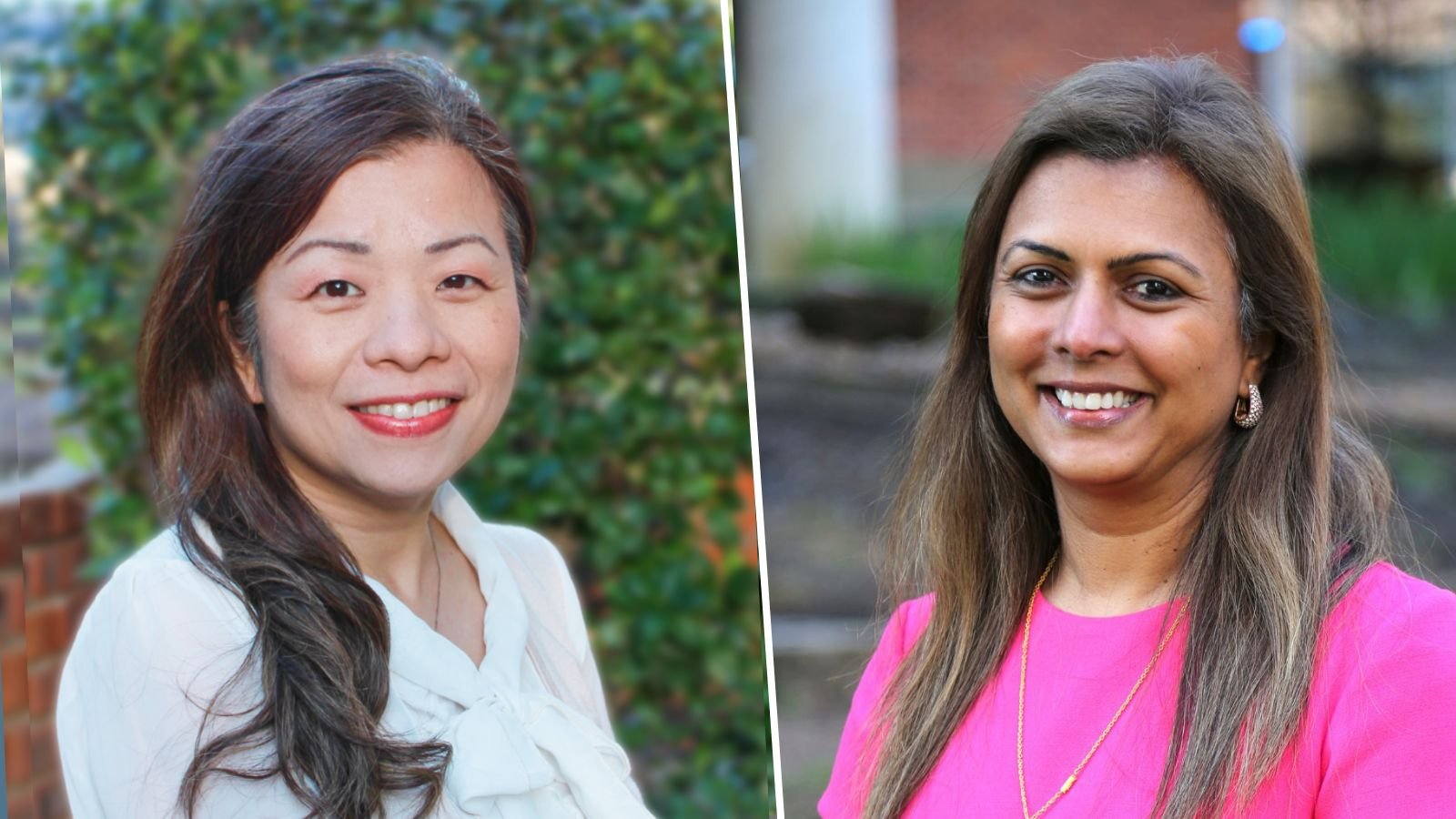 Ru-Jye Chuang, DrPH, MS, CHE faculty and assistant professor and professor Shreela Sharma, PhD, RDN, LD.