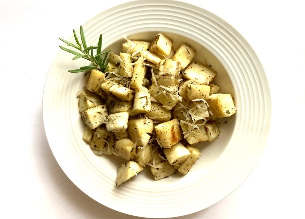 Rosemary Parmesan Parsnips