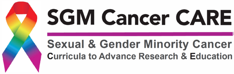 Banner image for Sexual and Gender Minority Cancer Curricular Advances for Research and Education (SGM Cancer CARE)