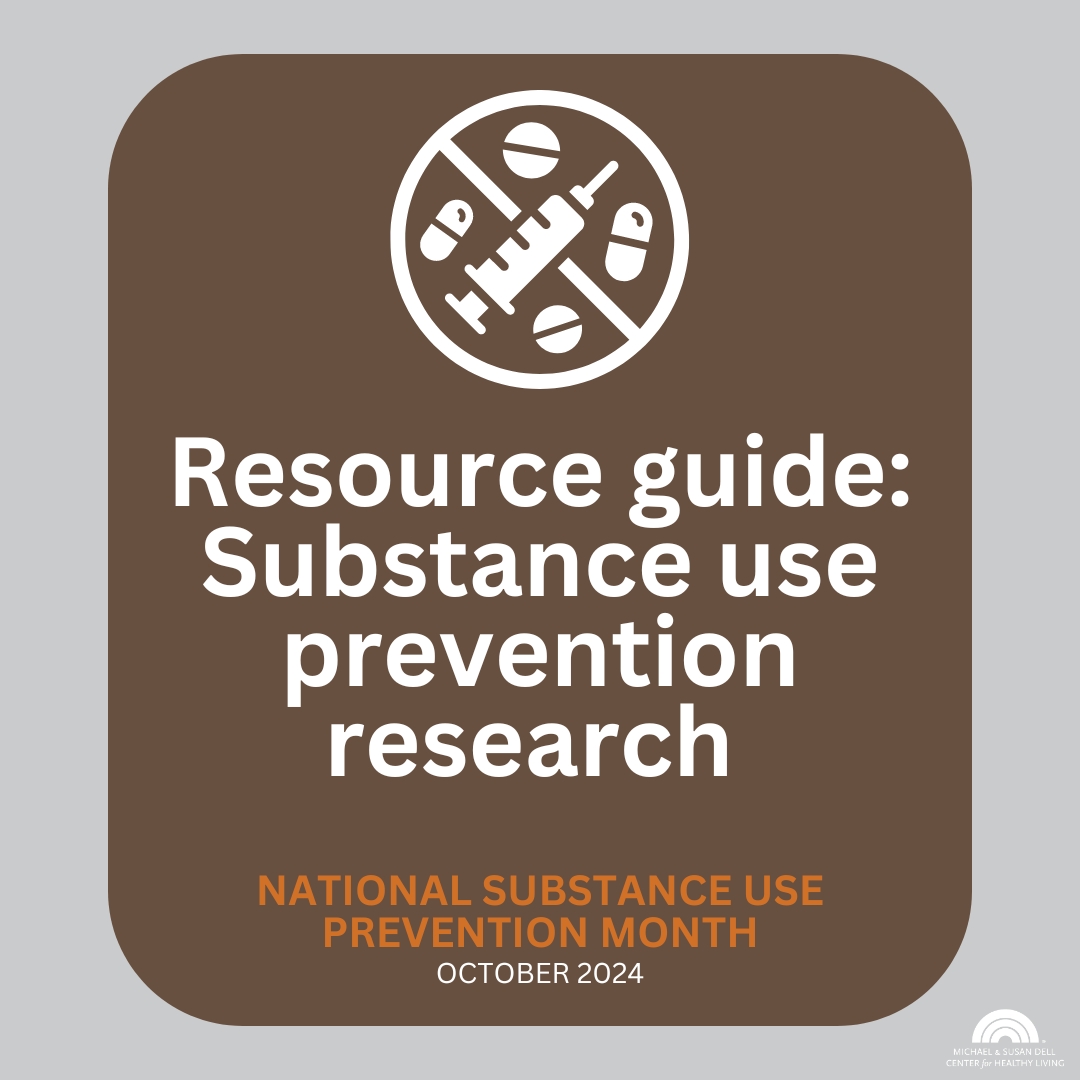 Resource guide: Substance use prevention research