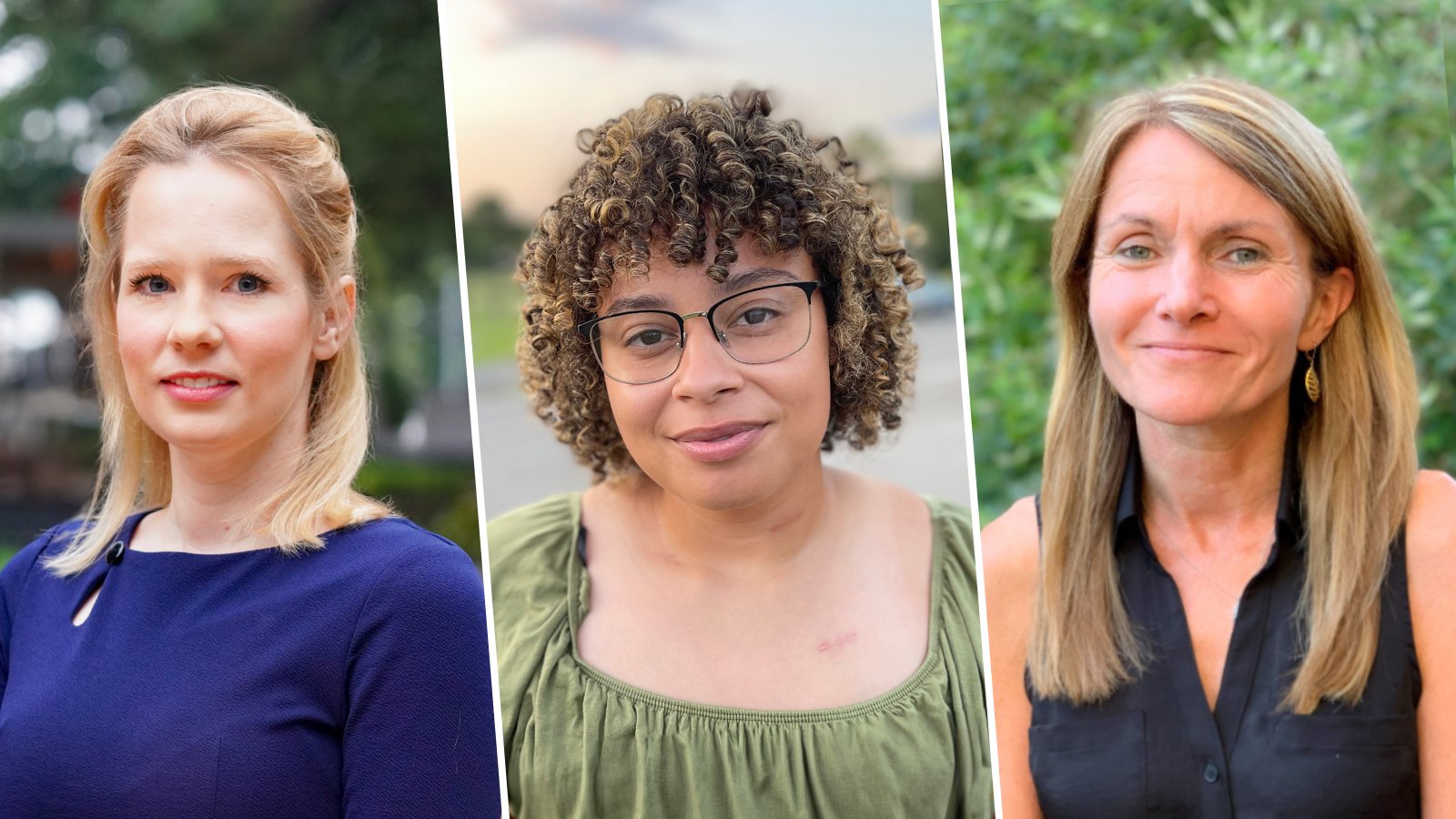 Pictured left to right:  Heather T. Essigmann, PhD, MPH; Morgan Jibowu, MPH ; and Christine Markham, PhD