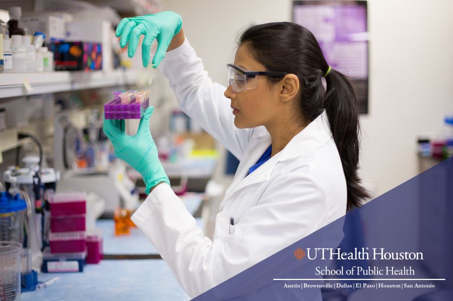female scientist in the lab