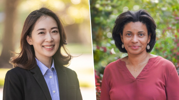 Ji Yun Tark and Marcia Otto's headshots left to right pictured.