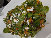 Need more fiber in your diet? Try Smoky Apple Cider, Squash and Spinach Salad