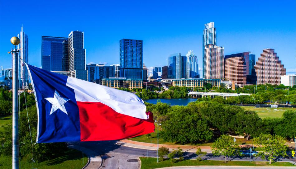 Houston Downtown aerial view