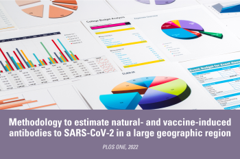 Metodología para estimar los anticuerpos naturales e inducidos por vacunas contra el SRAS-CoV-2 en una gran región geográfica