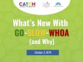 Thumbnail image for the What's New With GO, SLOW, WHOA (and Why) webinar