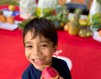 UT Physicians and Brighter Bites help bring a variety of fruits and vegetables to families to improve their health. (Photo by Brighter Bites)