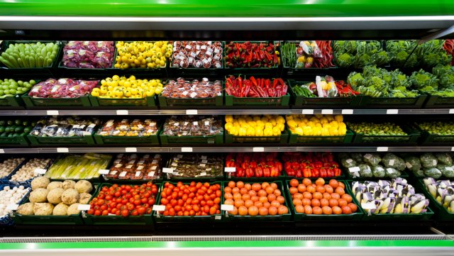 Grocery Store Produce Display