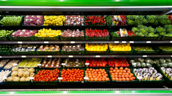 Grocery Store Produce Display