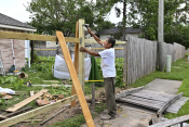 Working in the heat after Beryl can take a physical and mental toll