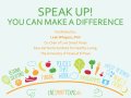 Thumbnail image for the Speak Up! You CAN Make a Difference. webinar