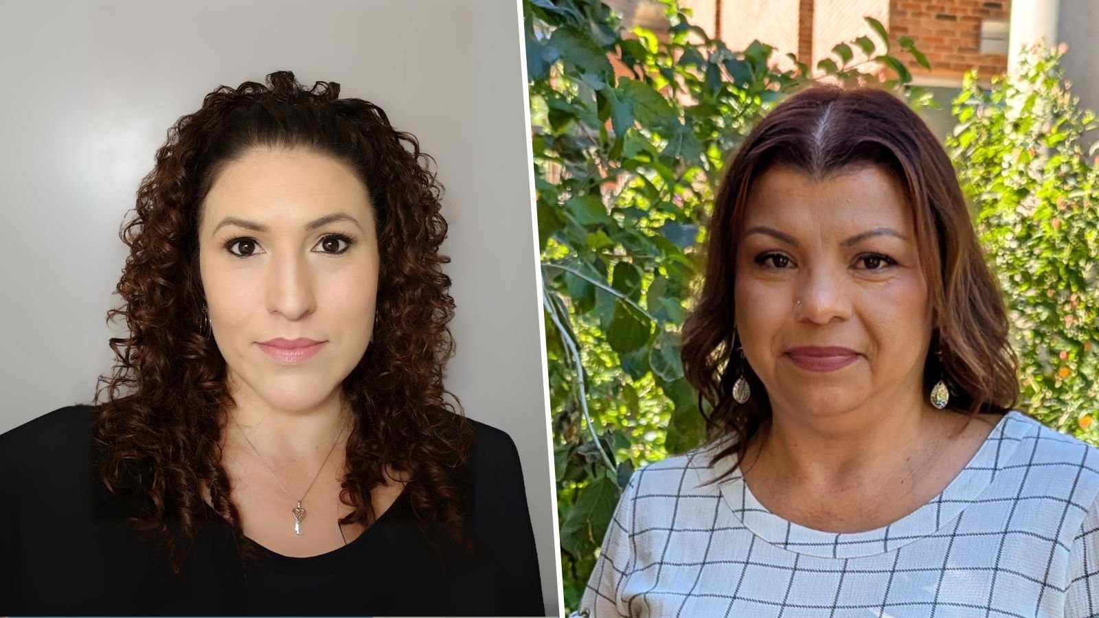 Adriana Cardenas and Edith Davila (left to right.)