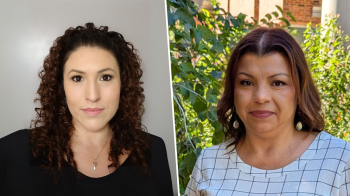 Adriana Cardenas and Edith Davila (left to right.)