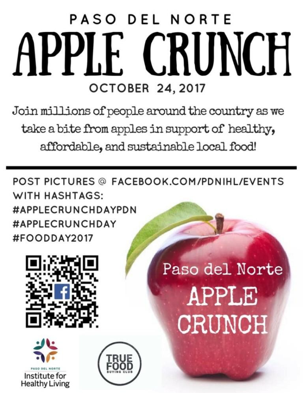 Join millions of people around the country as we take a bite from apples in support of healthy, affordable, and sustainable local food!