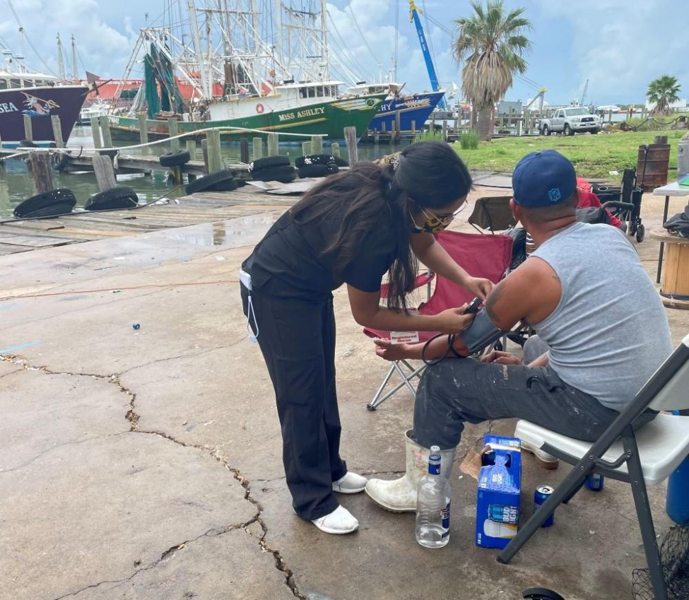 UTHealth Houston researchers opened a monthly DocSide clinic for shrimp boat workers to help meet health needs. (Photo by UTHealth Houston)