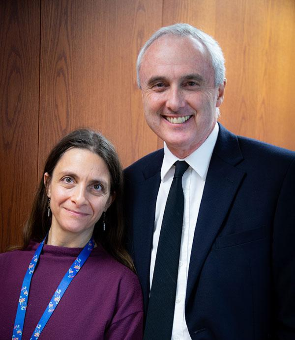 Photo of UTHealth’s Ross Shegog, PhD, MPH, and Laura Savas, PhD. (Photo by Maricruz Kwon/UTHealth) Photo of UTHealth’s Ross Shegog, PhD, MPH, and Laura Savas, PhD. (Photo by Maricruz Kwon/UTHealth)