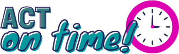 Image of "Act on time" logo.