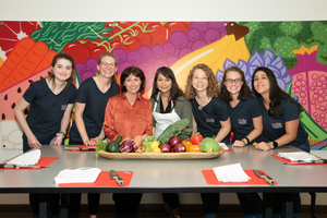 interns in kitchen with DW LM